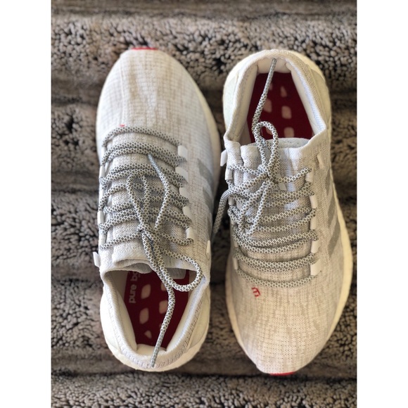 ADIDAS PUREBOOST GO “GREY RED”. - Picture 2 of 7